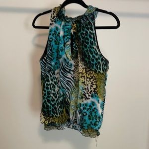 ANIMAL PRINT TOP - SIZE MEDIUM